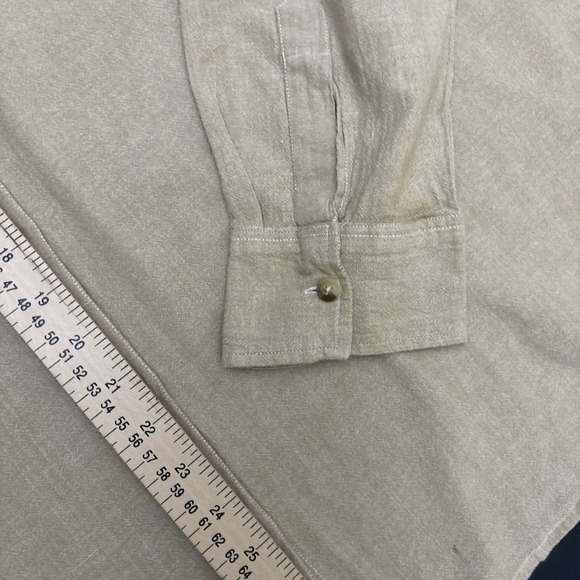 Country Store Women's Tan Button Up Shirt Embroidered Pumpkins Fall Size 2X - Picture 12 of 15